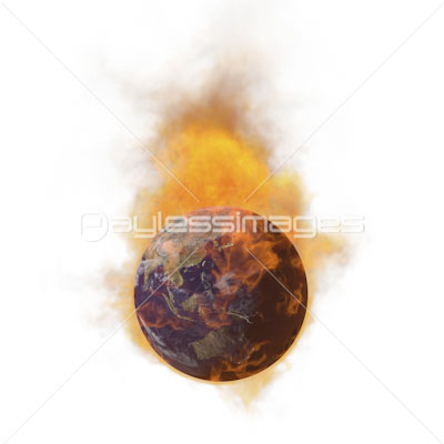 燃える地球 ストックフォトの定額制ペイレスイメージズ