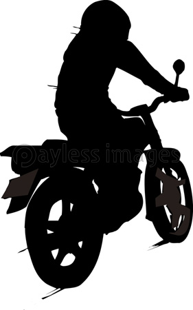 オートバイのシルエット 商用利用可能な写真素材 イラスト素材ならストックフォトの定額制ペイレスイメージズ