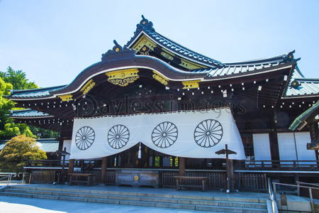 靖国神社本殿 ストックフォトの定額制ペイレスイメージズ