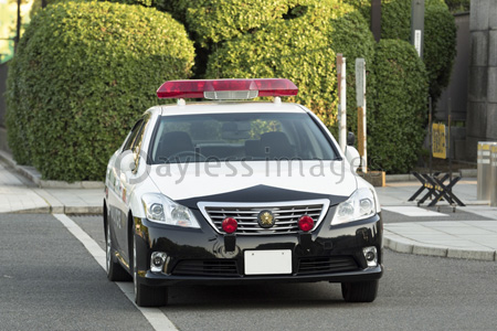 停車中のパトカー ストックフォトの定額制ペイレスイメージズ