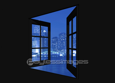 窓から勝鬨橋夜景 商用利用可能な写真素材 イラスト素材ならストックフォトの定額制ペイレスイメージズ