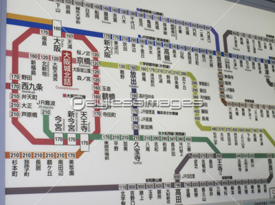 JR西日本在来線の路線図 - 商用利用可能な写真素材・イラスト素材ならストックフォトの定額制ペイレスイメージズ