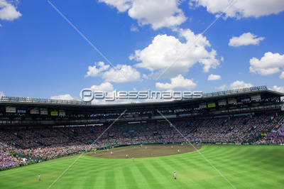 阪神甲子園球場の写真 イラスト素材 写真素材 商用利用可能な写真素材 イラスト素材ならストックフォトの定額制ペイレスイメージズ