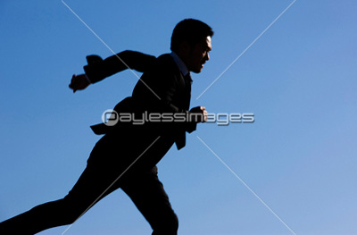 走るビジネスマン ストックフォトの定額制ペイレスイメージズ