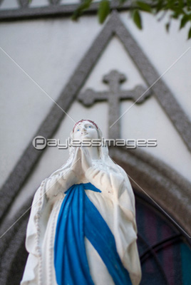 マリア像の写真 イラスト素材 写真素材 ストックフォトの定額制ペイレスイメージズ