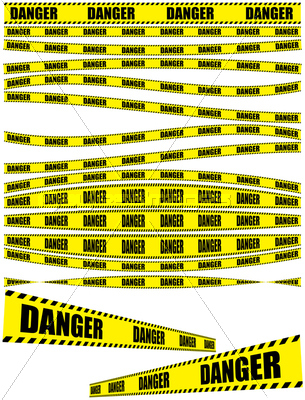 立入禁止テープ変形パターン集 Danger 商用利用可能な写真素材 イラスト素材ならストックフォトの定額制ペイレスイメージズ