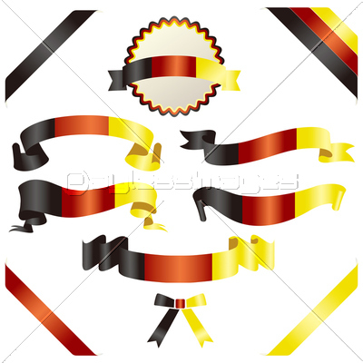 set of german ribbon
