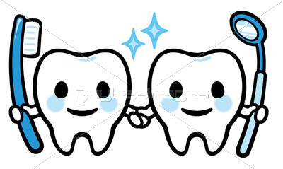 歯のキャラクター 歯ブラシとミラー ストックフォトの定額制ペイレスイメージズ