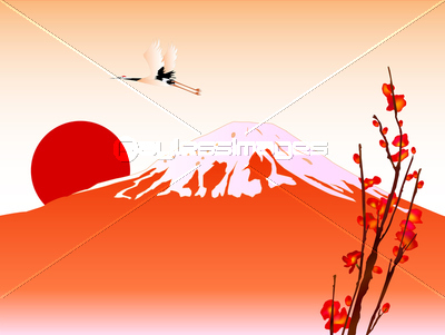 富士山と初日の出 商用利用可能な写真素材 イラスト素材ならストックフォトの定額制ペイレスイメージズ