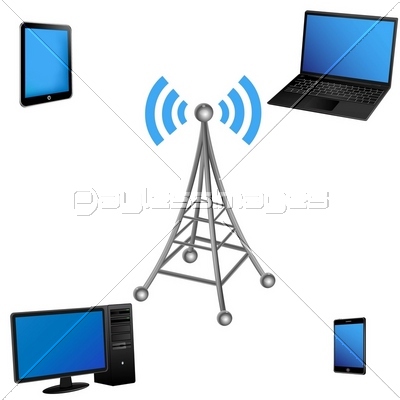 電波を受信する電子機器 商用利用可能な写真素材 イラスト素材ならストックフォトの定額制ペイレスイメージズ