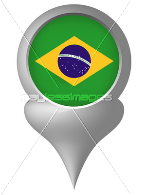 ブラジル 国旗 矢印 ポイント の写真 イラスト素材 Xf3115080924