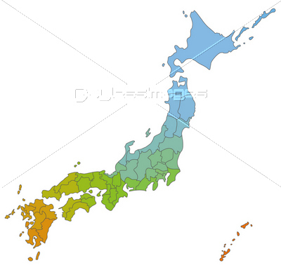 日本地図 白地図 商用利用可能な写真素材 イラスト素材ならストックフォトの定額制ペイレスイメージズ