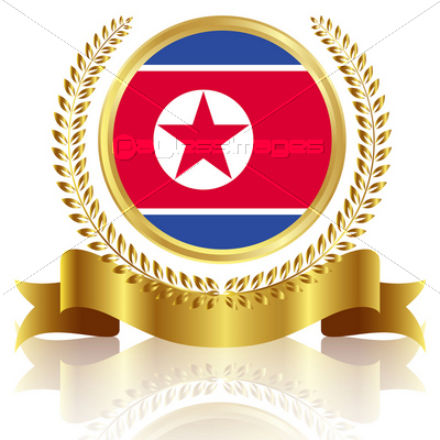 北朝鮮 国旗 フレーム ストックフォトの定額制ペイレスイメージズ