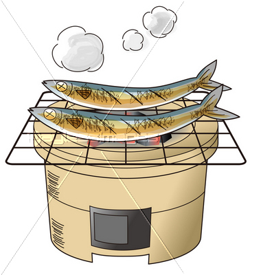 秋刀魚の炭火焼き 商用利用可能な写真素材 イラスト素材ならストックフォトの定額制ペイレスイメージズ