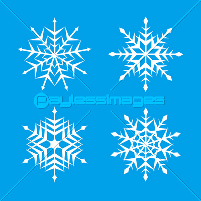 雪の結晶イラスト ストックフォトの定額制ペイレスイメージズ