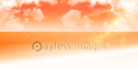 夕日 海 背景の写真 イラスト素材 Xf3115158263 ペイレスイメージズ