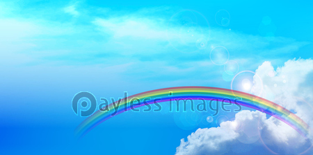 空 虹 背景 商用利用可能な写真素材 イラスト素材ならストックフォトの定額制ペイレスイメージズ