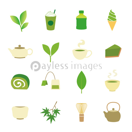 緑茶 イラスト 写真素材 フォトライブラリー