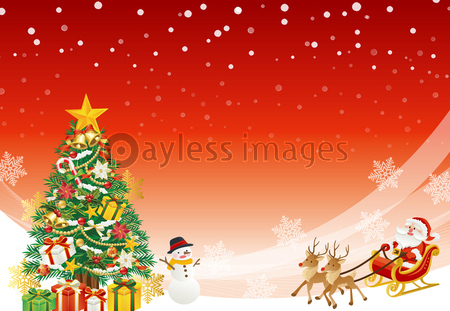 クリスマス 背景 ストックフォトの定額制ペイレスイメージズ