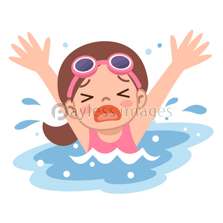 水に溺れる女の子 商用利用可能な写真素材 イラスト素材ならストックフォトの定額制ペイレスイメージズ