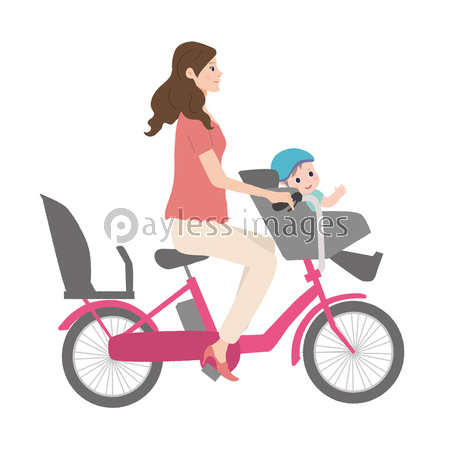 電動自転車 イラスト 赤ちゃん 商用利用可能な写真素材 イラスト素材ならストックフォトの定額制ペイレスイメージズ
