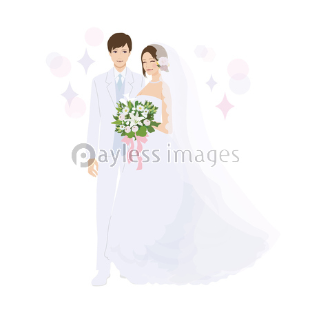 結婚式 イラスト ストックフォトの定額制ペイレスイメージズ