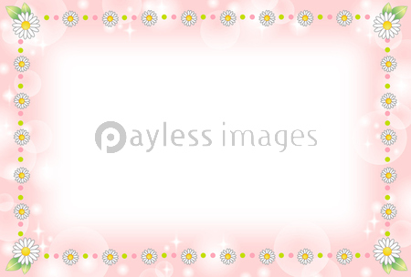 かわいいお花のフレーム 無料ストックフォト 無料写真素材