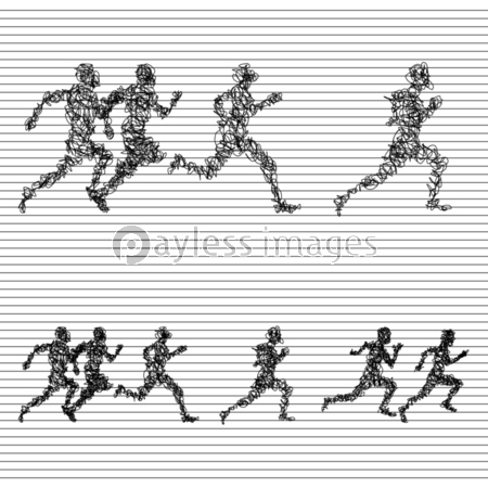 短距離走の写真 イラスト素材 写真素材 ストックフォトの定額制ペイレスイメージズ