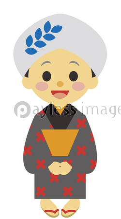 江戸時代 時代劇 カゴをかかえるおばあさん 商用利用可能な写真素材 イラスト素材ならストックフォトの定額制ペイレスイメージズ
