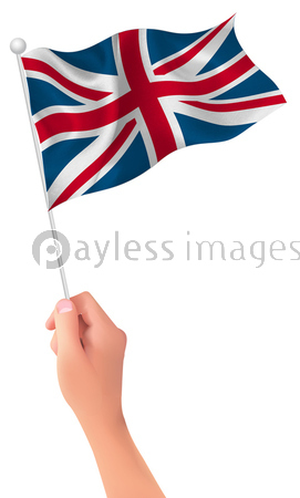 イギリス 国旗 手 アイコンの写真 イラスト素材 Xf3115207295
