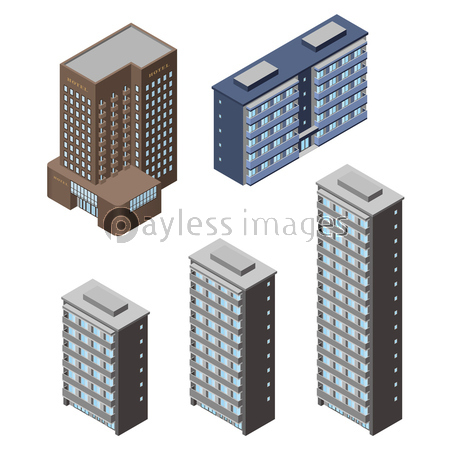 様々な建物 立体図 商用利用可能な写真素材 イラスト素材ならストックフォトの定額制ペイレスイメージズ