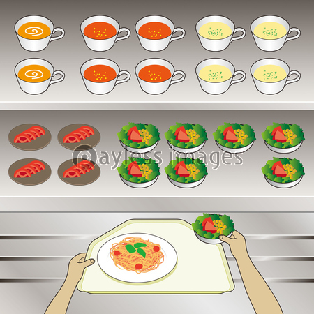 社員食堂の写真 イラスト素材 写真素材 ストックフォトの定額制ペイレスイメージズ