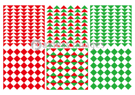 クリスマスイメージ背景素材スウォッチパターンセット ストックフォトの定額制ペイレスイメージズ