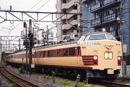 車両側面案内札（モリ）○485系 Ｌ特急 やまびこ号 指定席【金属製】