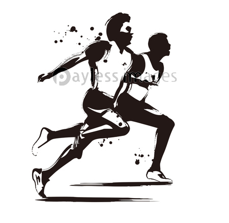 短距離走の写真 イラスト素材 写真素材 ストックフォトの定額制ペイレスイメージズ