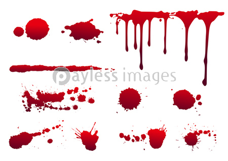 血痕セット 商用利用可能な写真素材 イラスト素材ならストックフォトの定額制ペイレスイメージズ