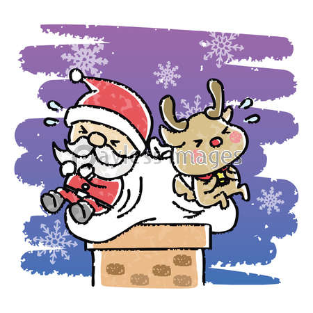 クリスマス イラスト 手書き風 ストックフォトの定額制ペイレスイメージズ