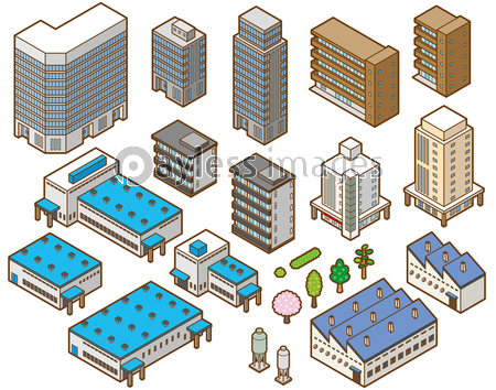 建物 立体図形 商用利用可能な写真素材 イラスト素材ならストックフォトの定額制ペイレスイメージズ