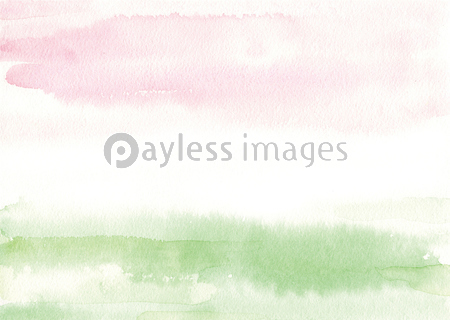水彩背景 ピンクと緑 春イメージのグラデーション 商用利用可能な写真素材 イラスト素材ならストックフォトの定額制ペイレスイメージズ