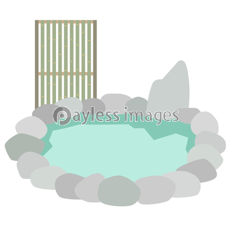 かわいい温泉のイラスト ストックフォトの定額制ペイレスイメージズ