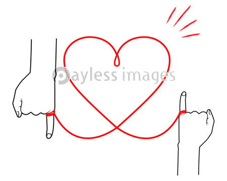 赤い糸 イラスト シンプル 04 商用利用可能な写真素材 イラスト素材ならストックフォトの定額制ペイレスイメージズ