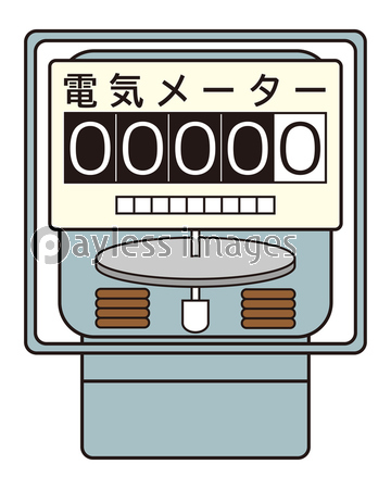 電気メーター イラスト ベクター ストックフォトの定額制ペイレスイメージズ