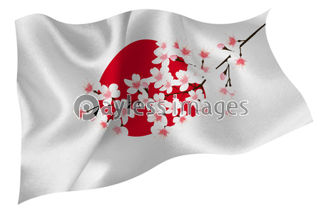 日本 国旗 桜 アイコン ストックフォトの定額制ペイレスイメージズ