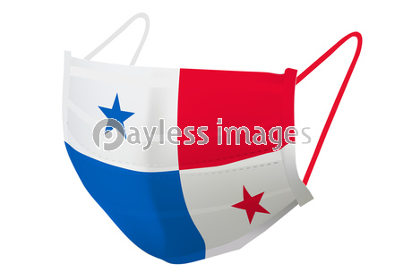 パナマ マスク 国旗 アイコン ストックフォトの定額制ペイレスイメージズ