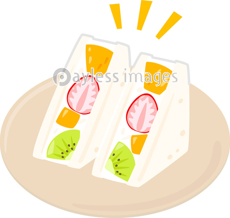 フルーツサンド 商用利用可能な写真素材 イラスト素材ならストックフォトの定額制ペイレスイメージズ