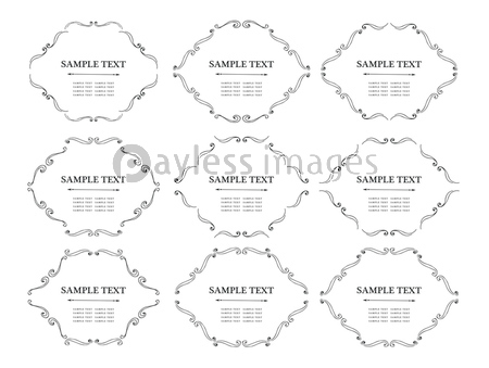 フレーム 飾り枠 飾り罫 商用利用可能な写真素材 イラスト素材ならストックフォトの定額制ペイレスイメージズ