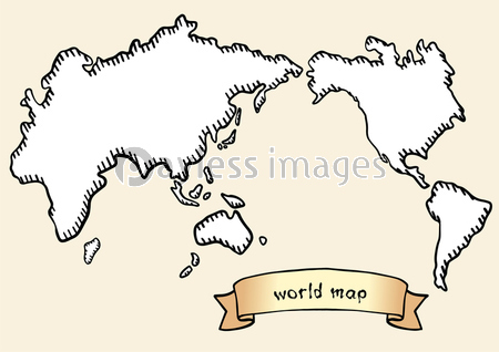 レトロな世界地図 商用利用可能な写真素材 イラスト素材ならストックフォトの定額制ペイレスイメージズ