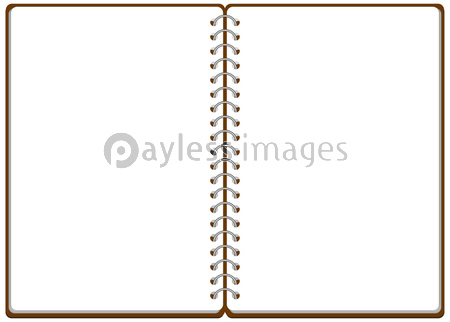 スケッチブック リングノート フレーム テンプレート イラスト ストックフォトの定額制ペイレスイメージズ