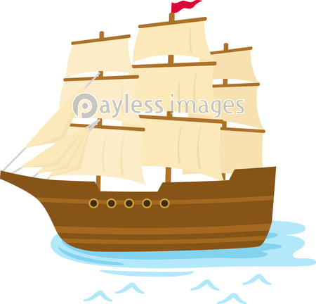 海に浮かぶ木製の帆船 商用利用可能な写真素材 イラスト素材ならストックフォトの定額制ペイレスイメージズ