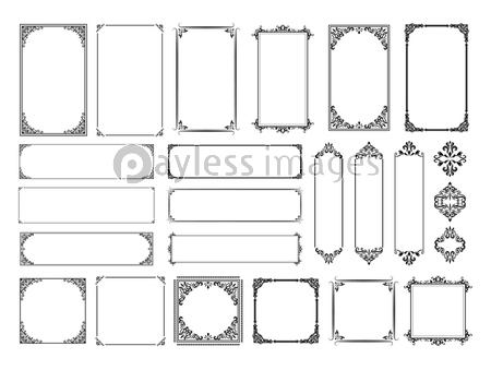 アンティークフレーム 飾り枠 商用利用可能な写真素材 イラスト素材ならストックフォトの定額制ペイレスイメージズ